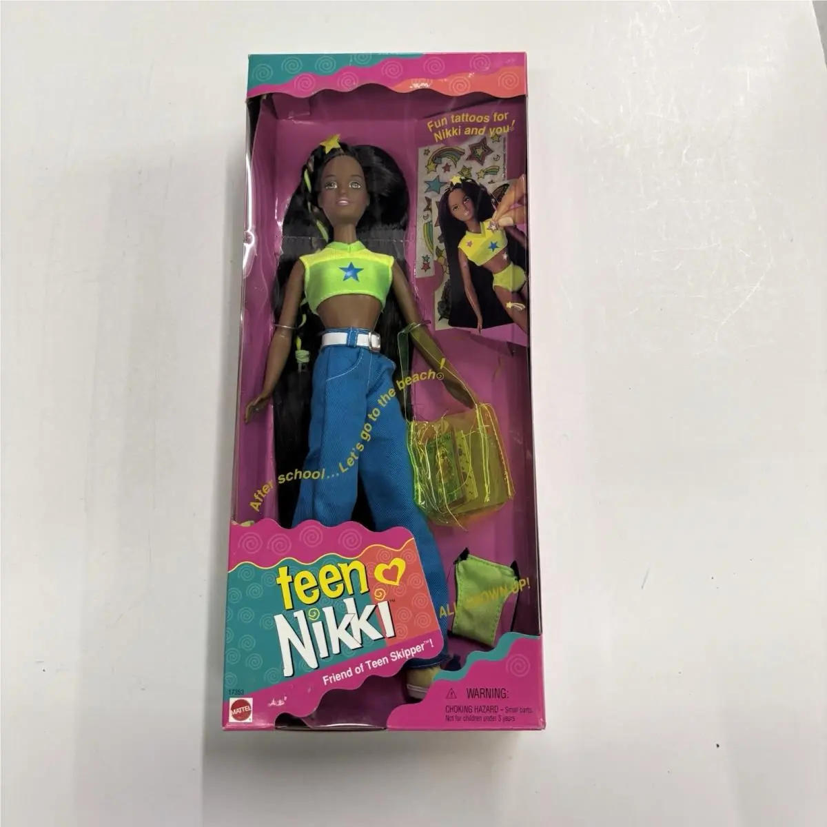 1996 Mattel Teen Nikki Friend of Teen Skipper All Grown Up 17353 Nrfb