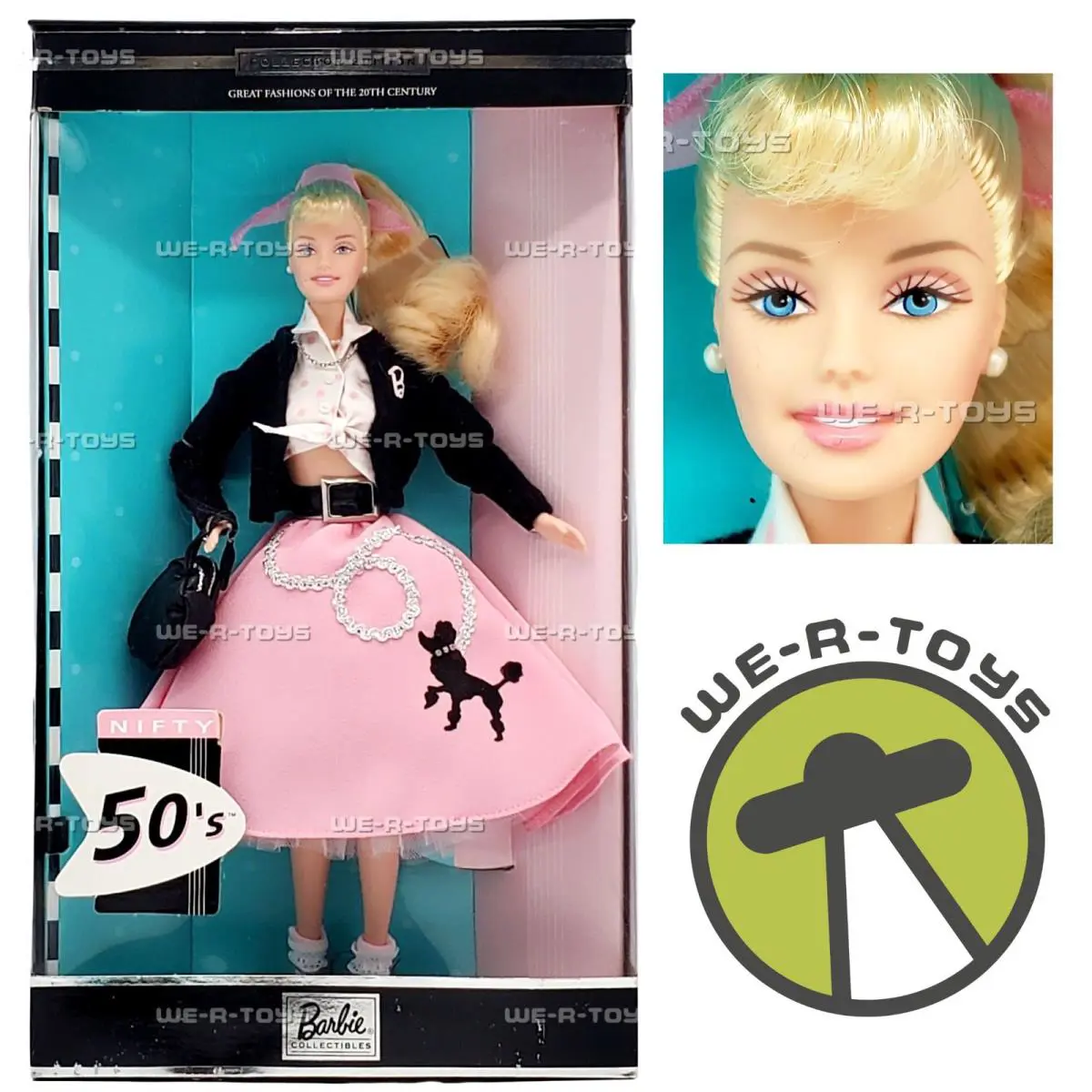 Nifty 50`s Great Fashions of The 20th Century Barbie Doll 2000 Mattel 27675