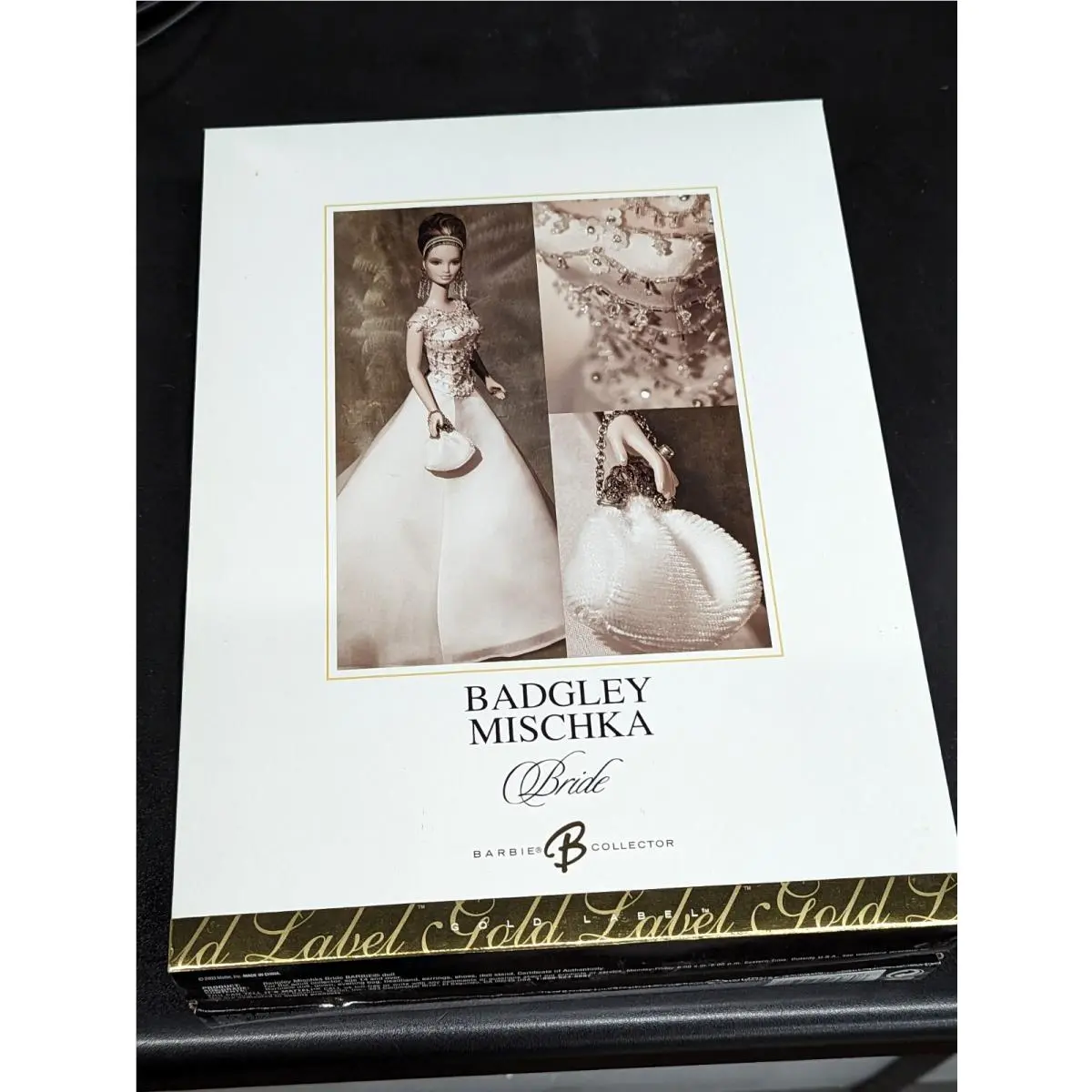 Barbie Badgley Mischka Bride Doll Limited Edition 2003 Gold Label Collector
