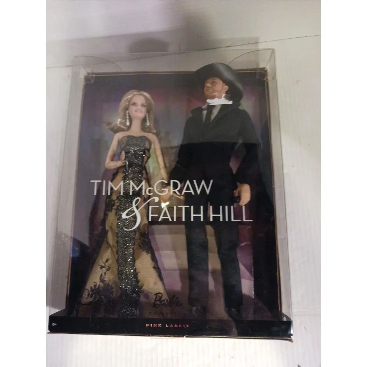 Barbie Ken Tim Mcgraw Faith Hill Doll Pink Label Mattel T7904 Country Music Nrfb