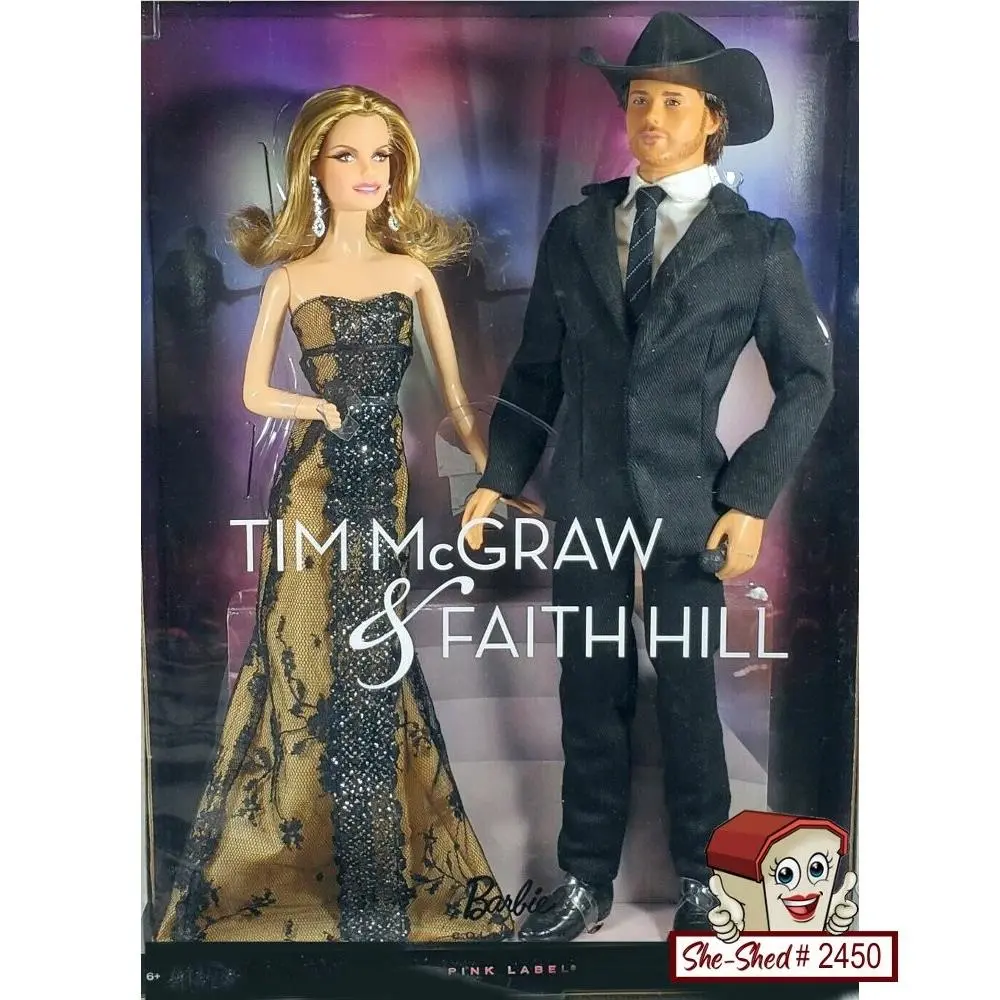 Barbie Ken Faith Hill Tim Mcgraw Celebrity Doll Set 2011 Mattel T7904