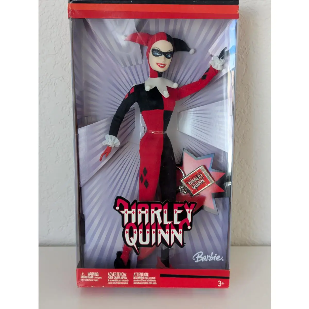 Barbie Harley Quinn Doll 2005 Mattel DC Comics Brand