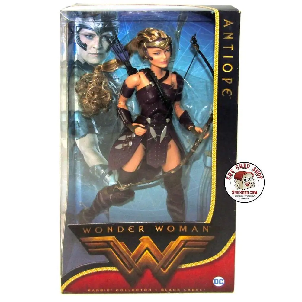Mattel 2016 Wonder Woman Antiope Barbie Doll DWD84 DC Comics Doll - Nrfb Vgc