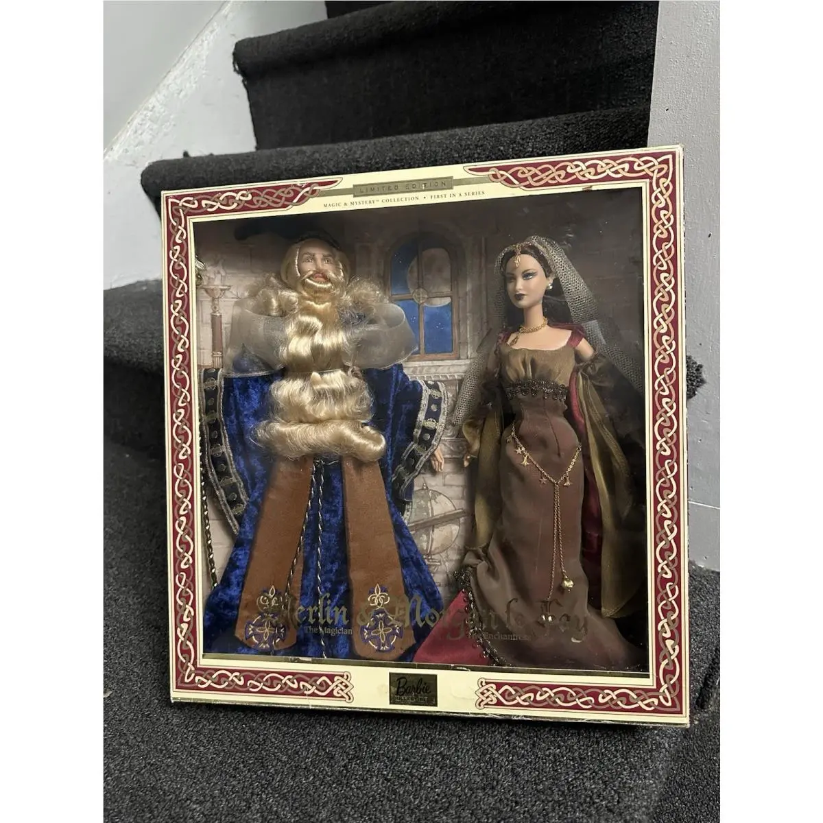 Barbie Ken Merlin Morgan Le Fay Limited Edition Set Magic Mystery
