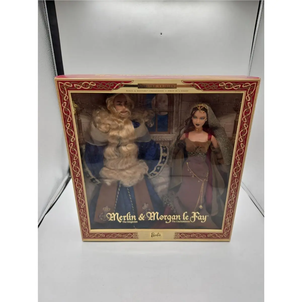 2000 Mattel Merlin Morgan Le Fay Ken Barbie Magic Mystery Collection Nrfb