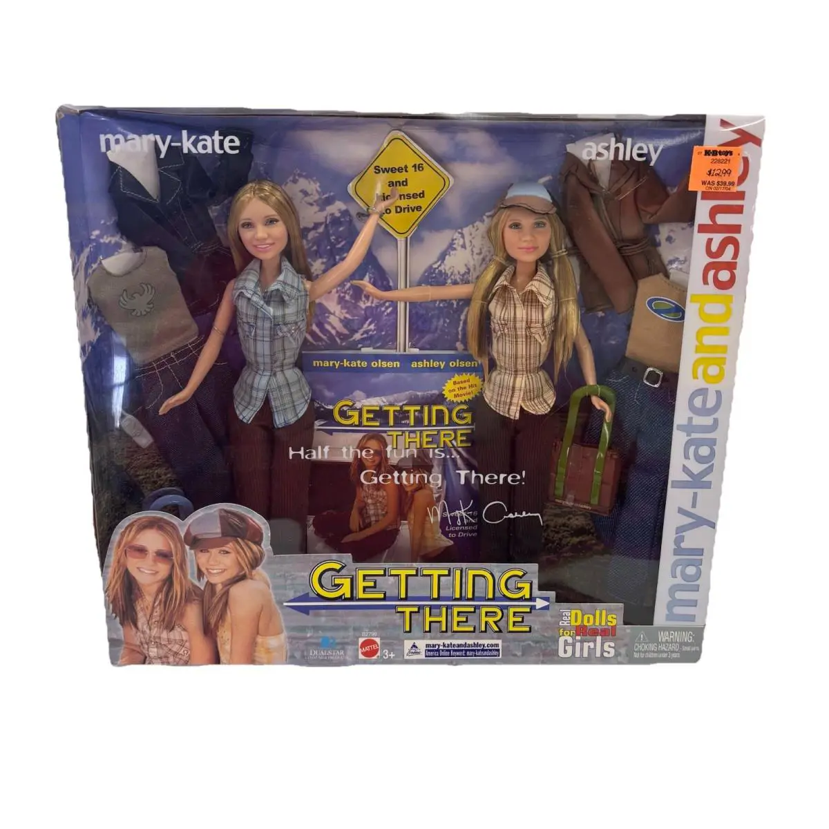 2003 Mattel Mary-kate and Ashley Olsen Twins Getting There B2799