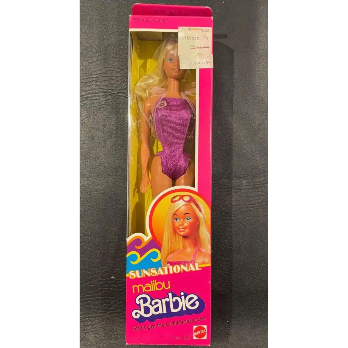Sunsational Malibu Barbie 1981 Mattel 1067 Fashion Doll Box Z