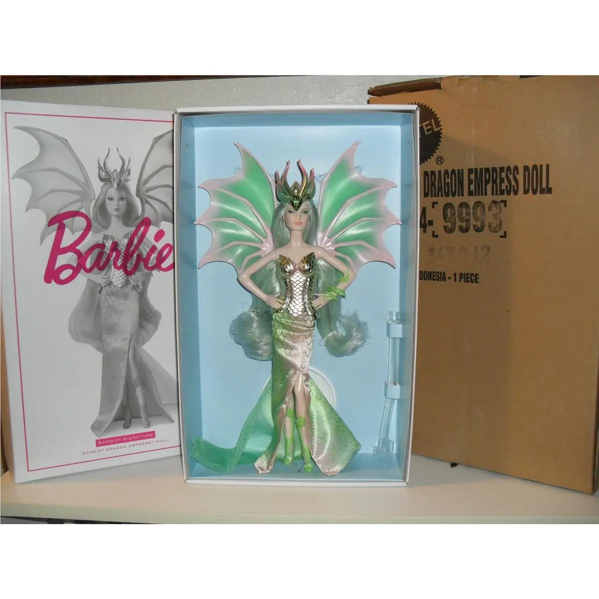Mythical Muse Dragon Empress Barbie with Shipper Gold Label