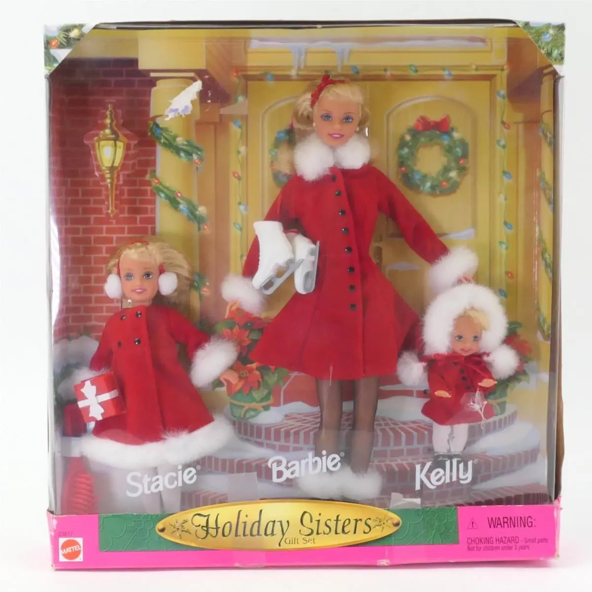 Barbie Holiday Sisters Gift Set Stacie Barbie Kelly Dolls 1999 Christmas