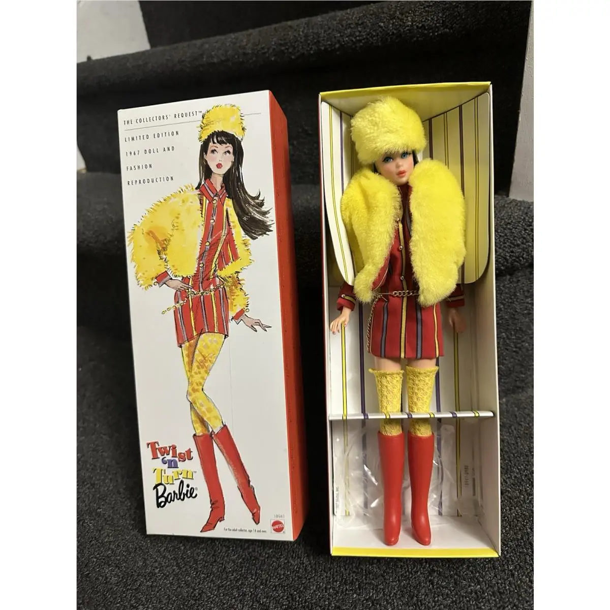Twist `n Turn Barbie Limited Edition 1967 Doll and Fashion Reproduction