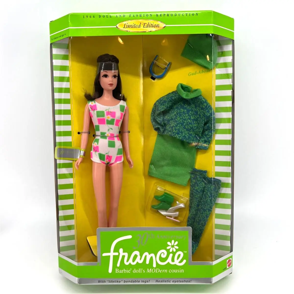 Mattel 1996 30th Anniversary Francie Doll Reproduction of 1966