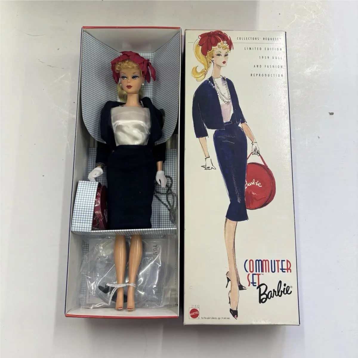 Commuter Set 1998 Barbie Doll Collector`s Limited Edition 1959 Reproduction