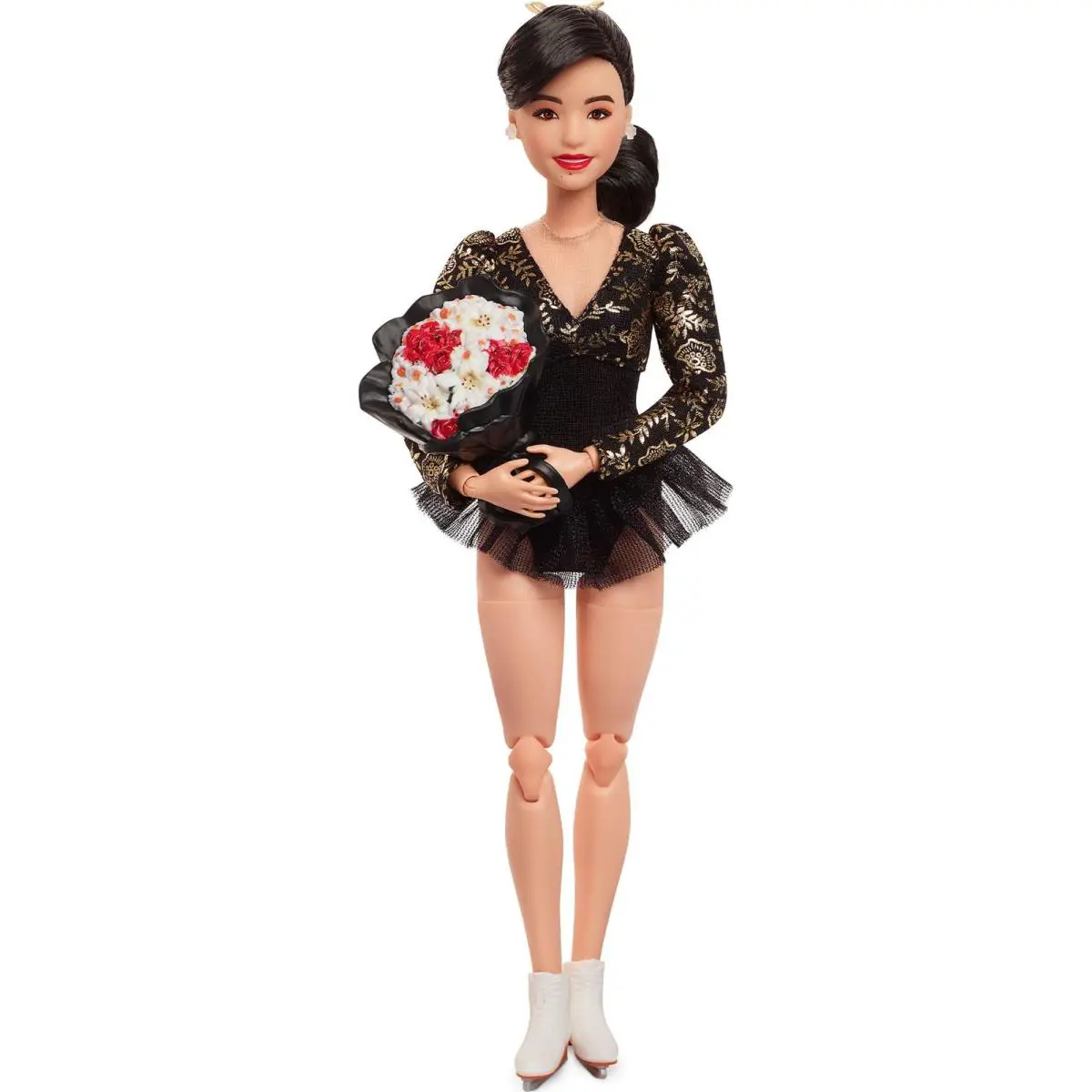 Barbie Inspiring Women Kristi Yamaguchi Doll Olympic Gold Medal Figure Skater