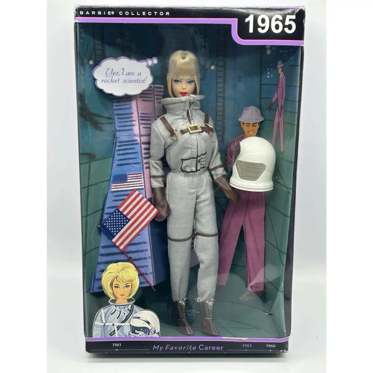 Barbie My Favorite Career Vintage Miss Astronaut Doll 2009 Mattel R4474 Nrfb