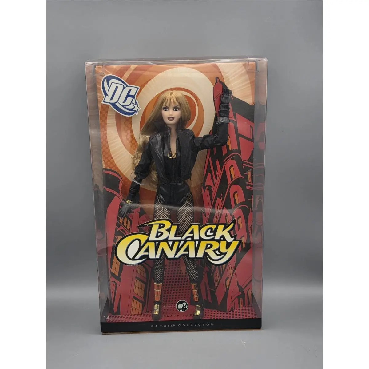 DC Comics Black Canary Barbie Doll Black Label 2008 Mattel L9640 Nrfb