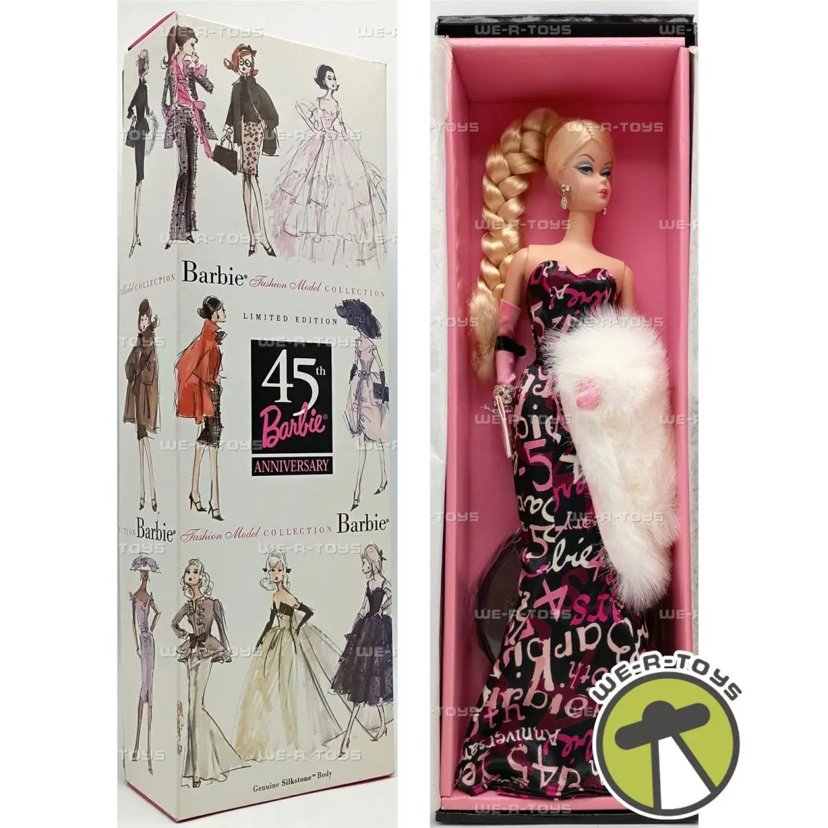 45th Anniversary Barbie Silkstone Doll Bfmc 2003 Mattel B8955