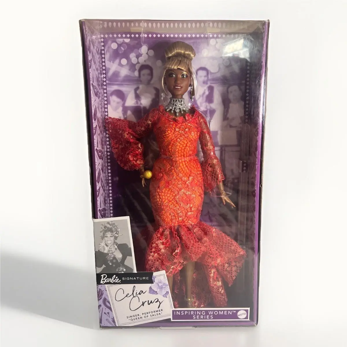 Mattel Barbie Signature: Inspiring Women Series Celia Cruz Doll HJX31