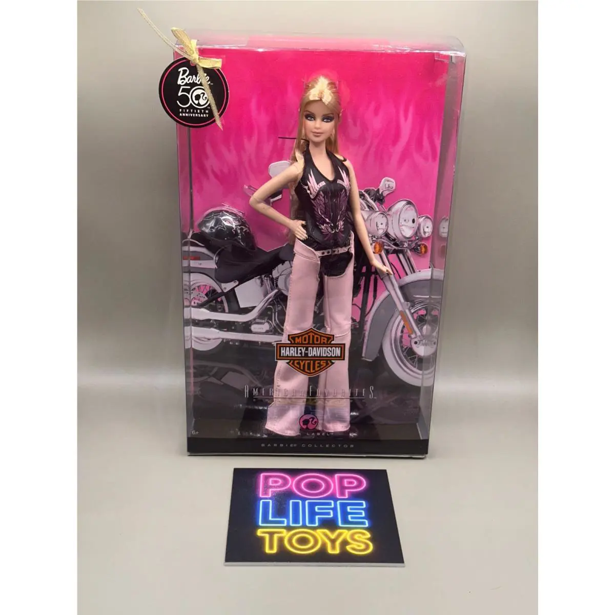 2008 Mattel Pink Label “harley-davidson Barbie” N6590 Nrfb