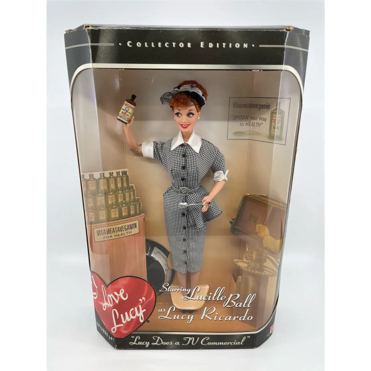 Barbie I Love Lucy Lucy Does a TV Commercial 1998 Doll