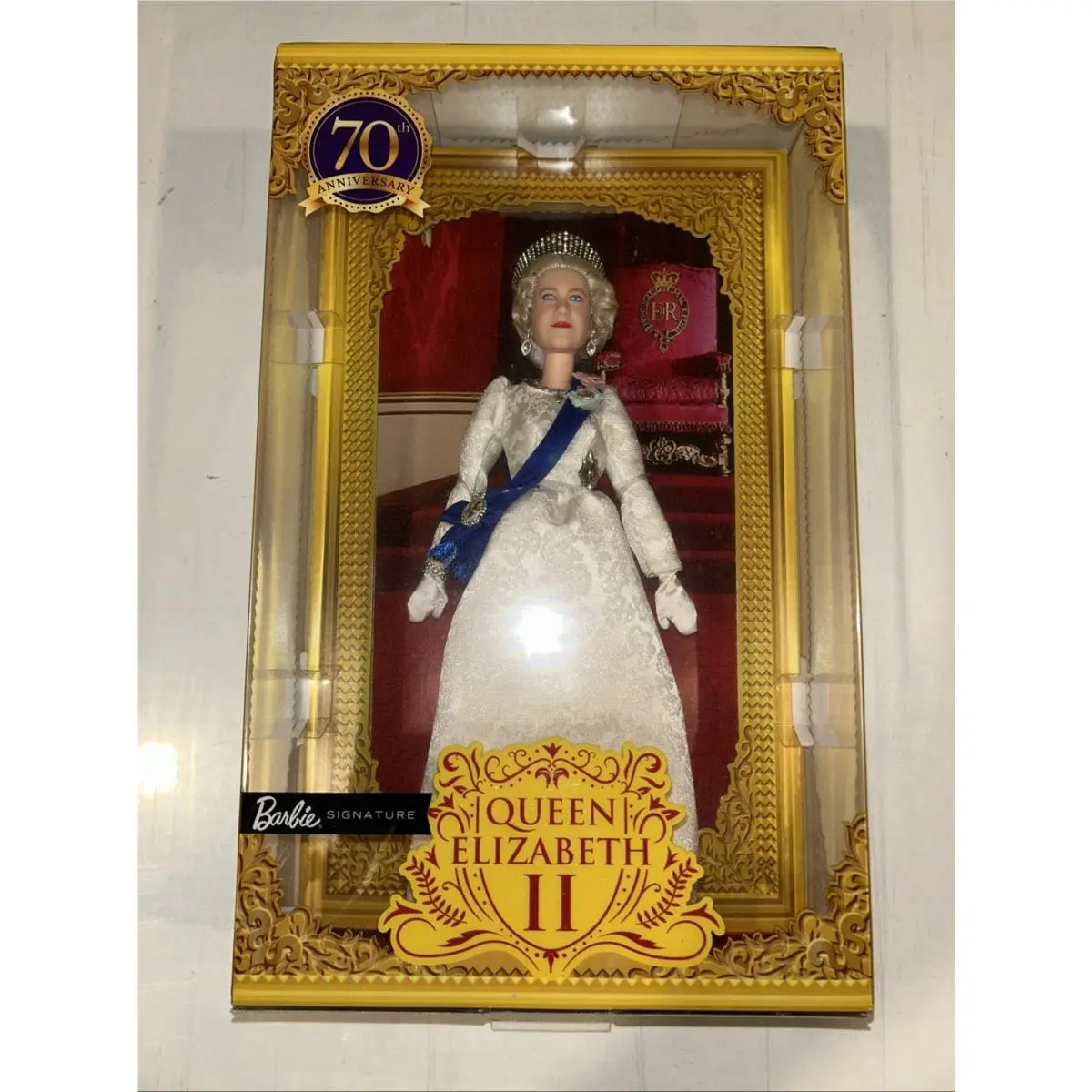 Queen Elizabeth II Platinum Edition Barbie Signature