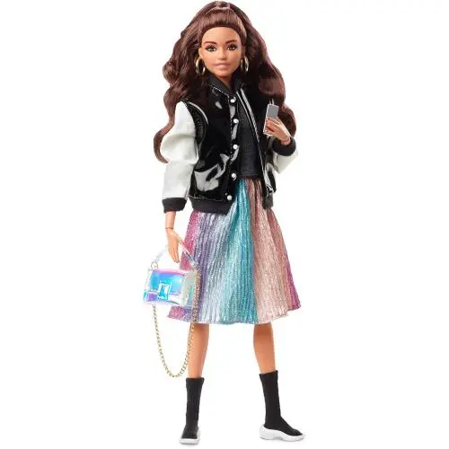 Barbie Signature Barbiestyle Fashion Doll Clothing Set Brunette with 2