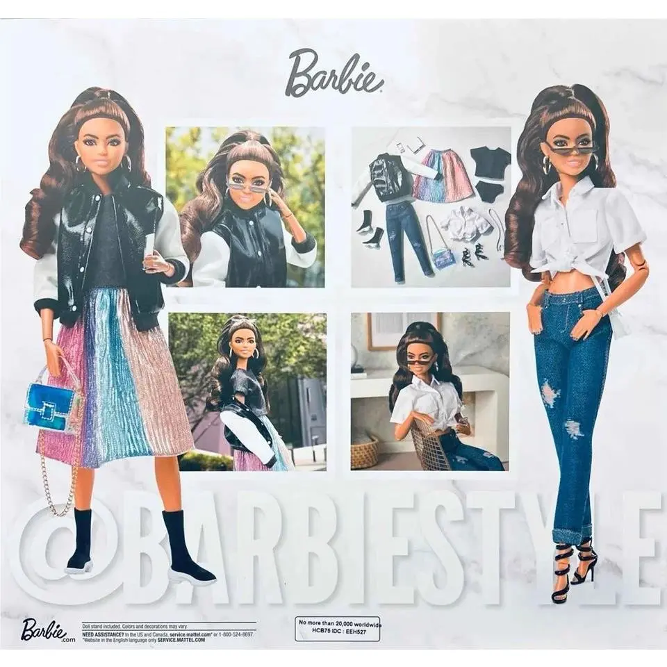 Barbie Signature Barbiestyle Fashion Doll Clothing Set Brunette HCB75