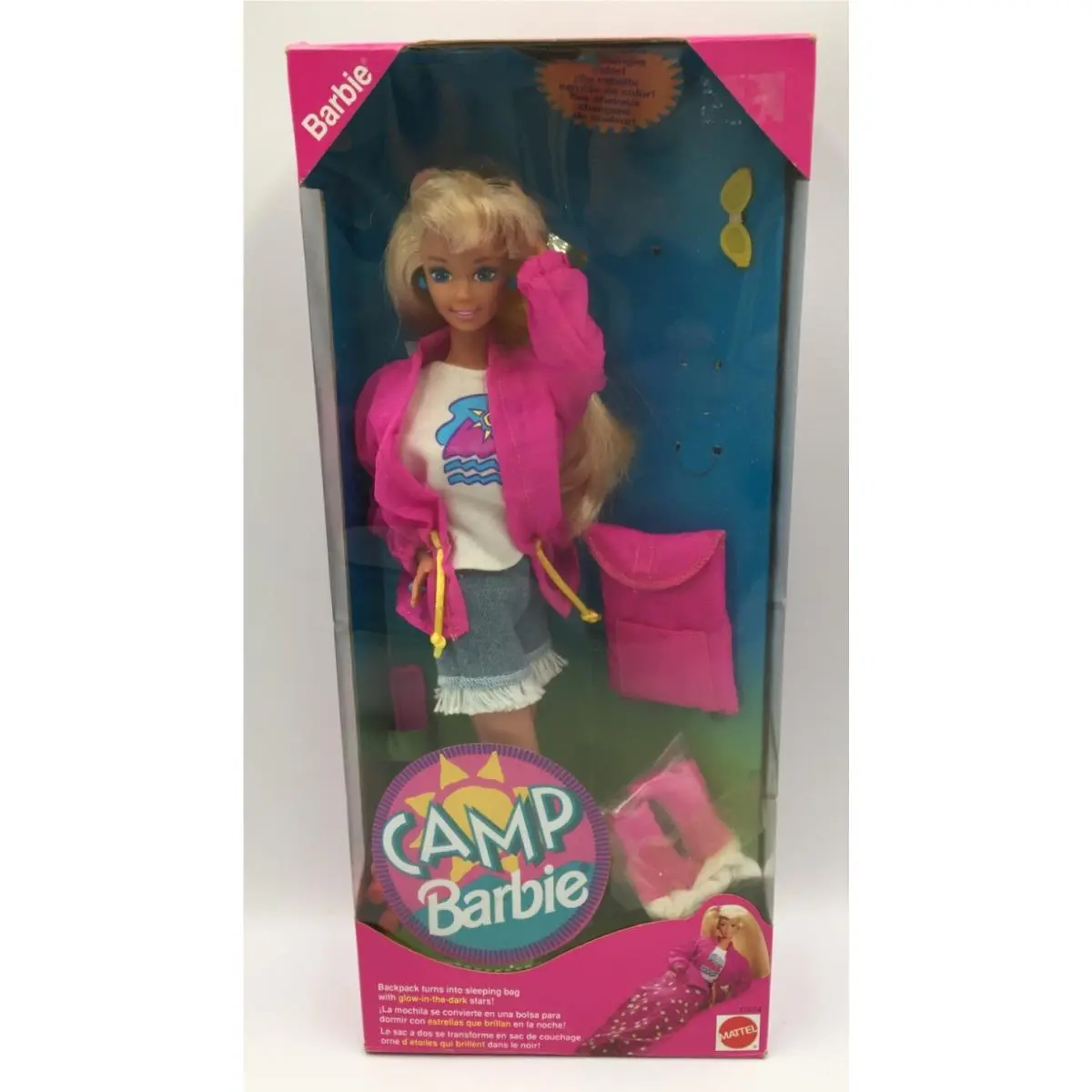 Camp Barbie 1993 Vintage Doll Mattel 11074 Loose Accessories