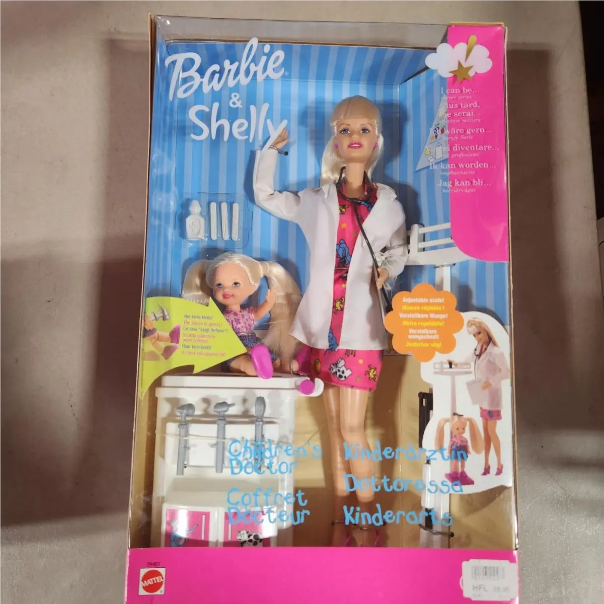 Vintage Barbie Shelly Doll I Can Be a Children’s Doctor Playset 29461 C32