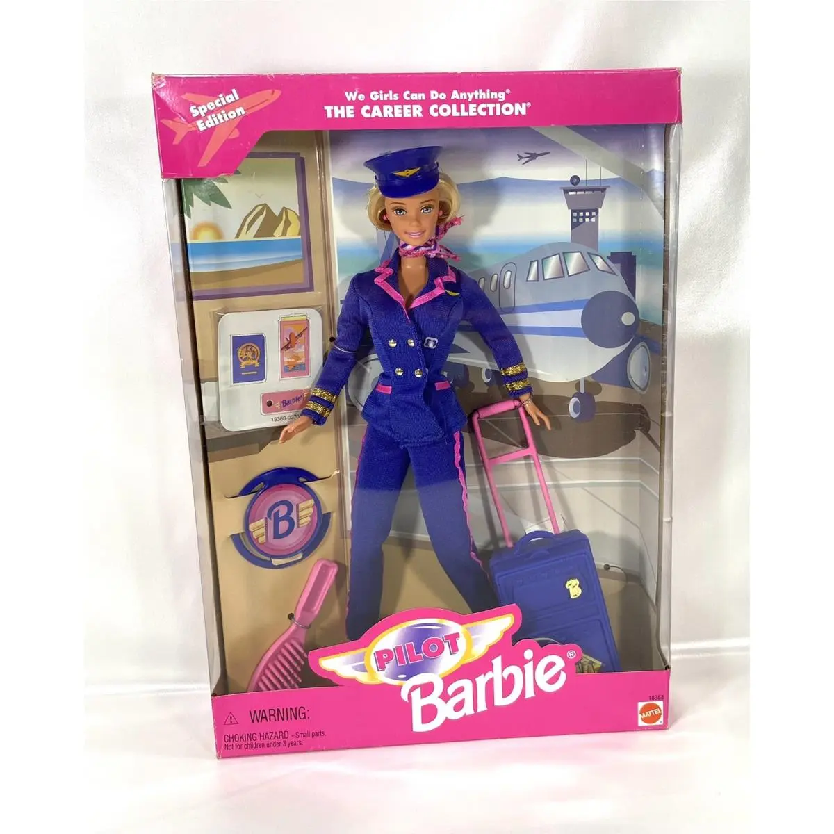 1997 Pilot Barbie Doll The Career Collection Special Edition Mattel 12
