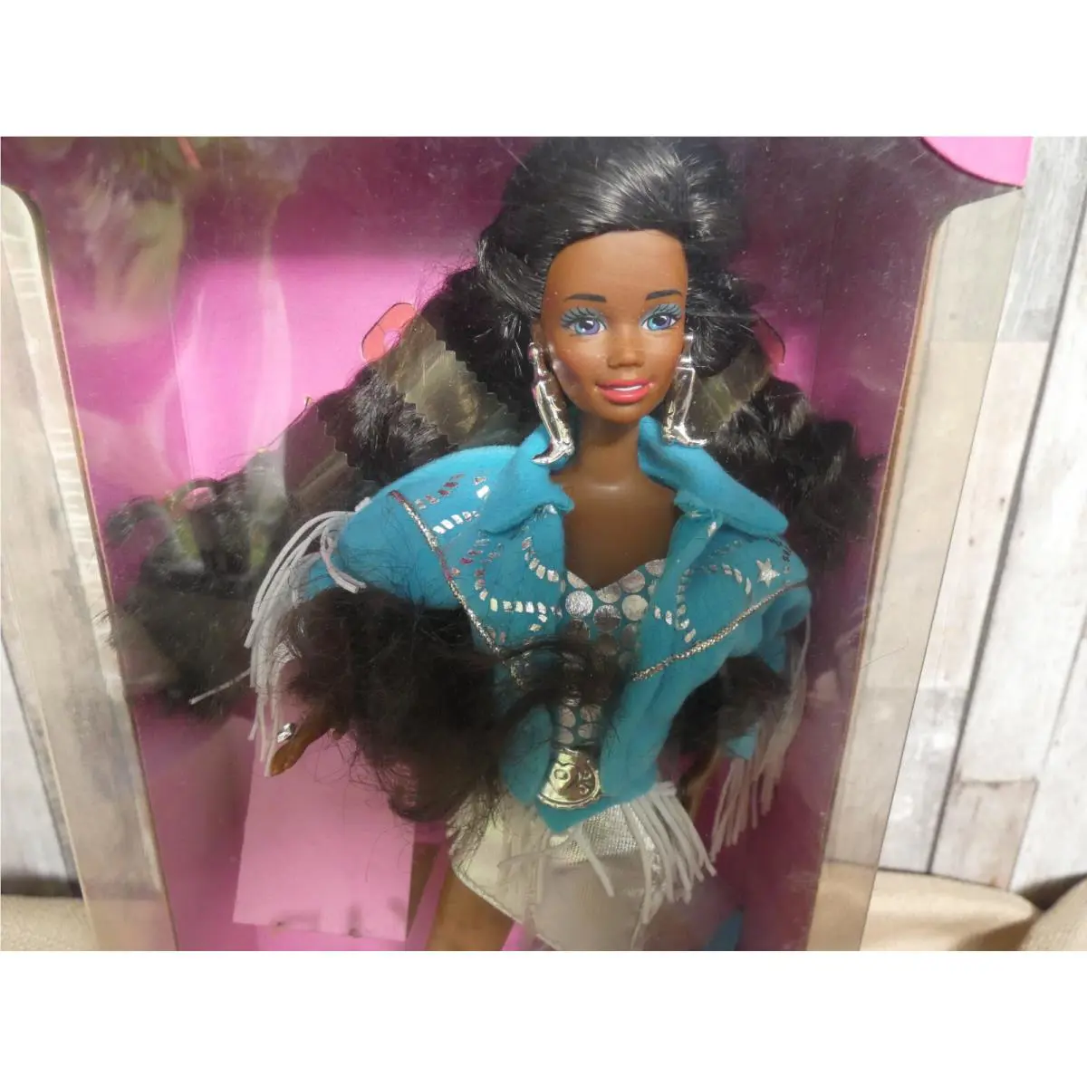 1993 Western Stampin` Barbie African American Doll 10539