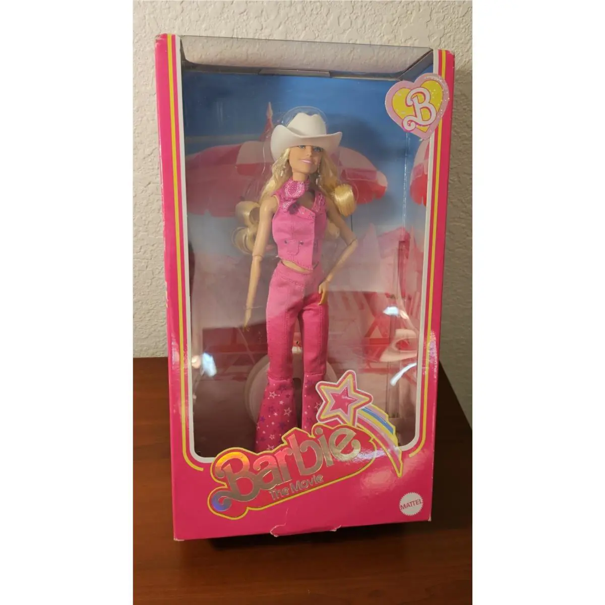 Barbie: The Movie Collectible Doll Margot Robbie as in Pink Western Outfit