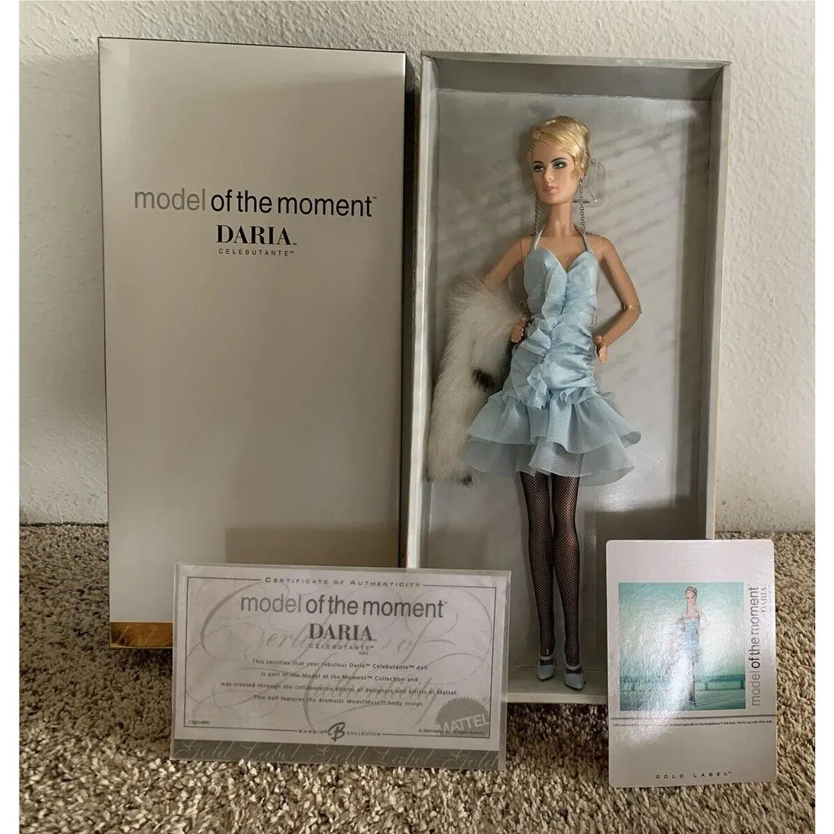 Model of The Moment Daria Celebutante Barbie Doll Limited Edition Gold Label