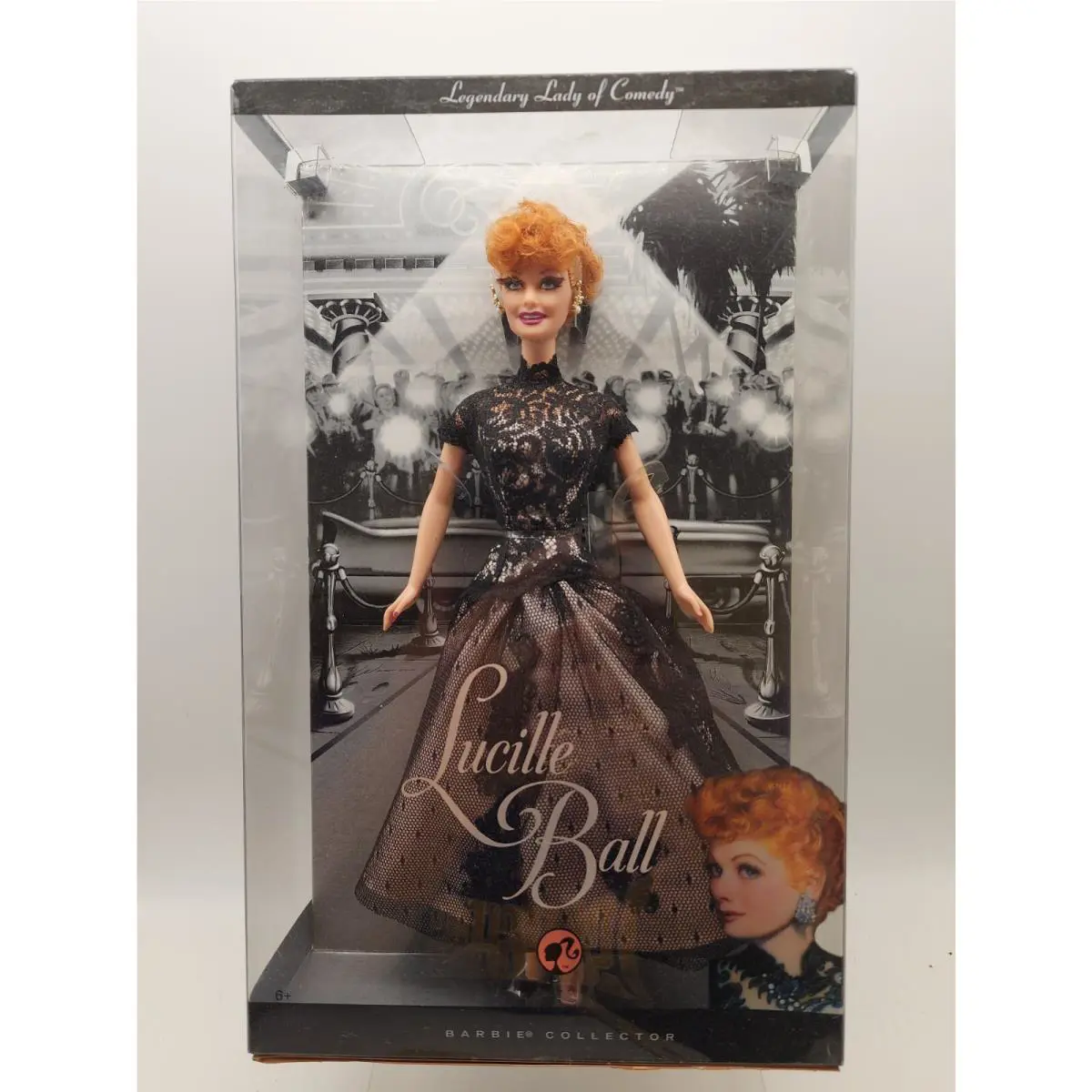 Barbie - Lucille Ball Doll -2008 -legendary Lady of Comedy N2691 Pink Label