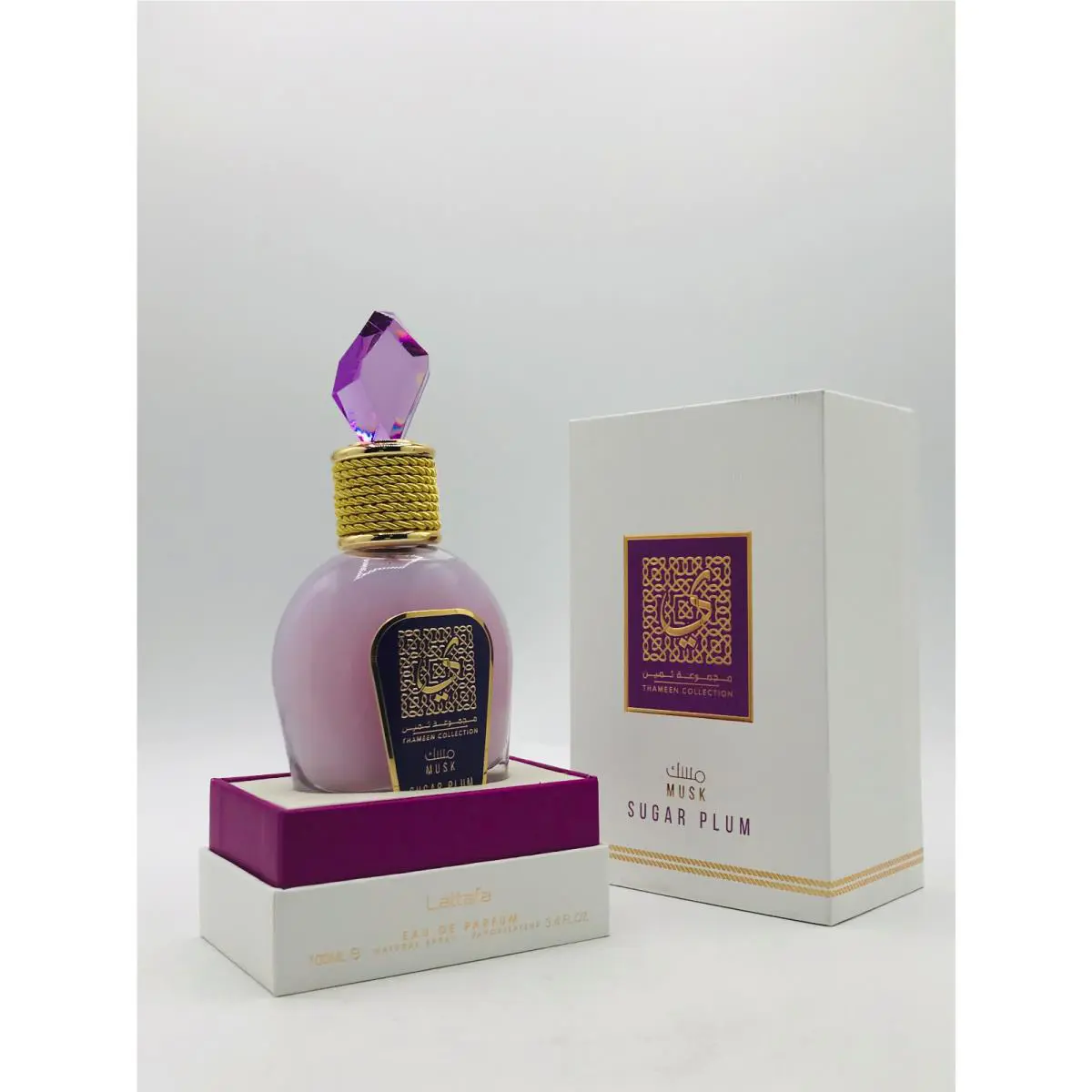 Lattafa Musk Sugar Plum Women Parfum Spray 3.4 oz