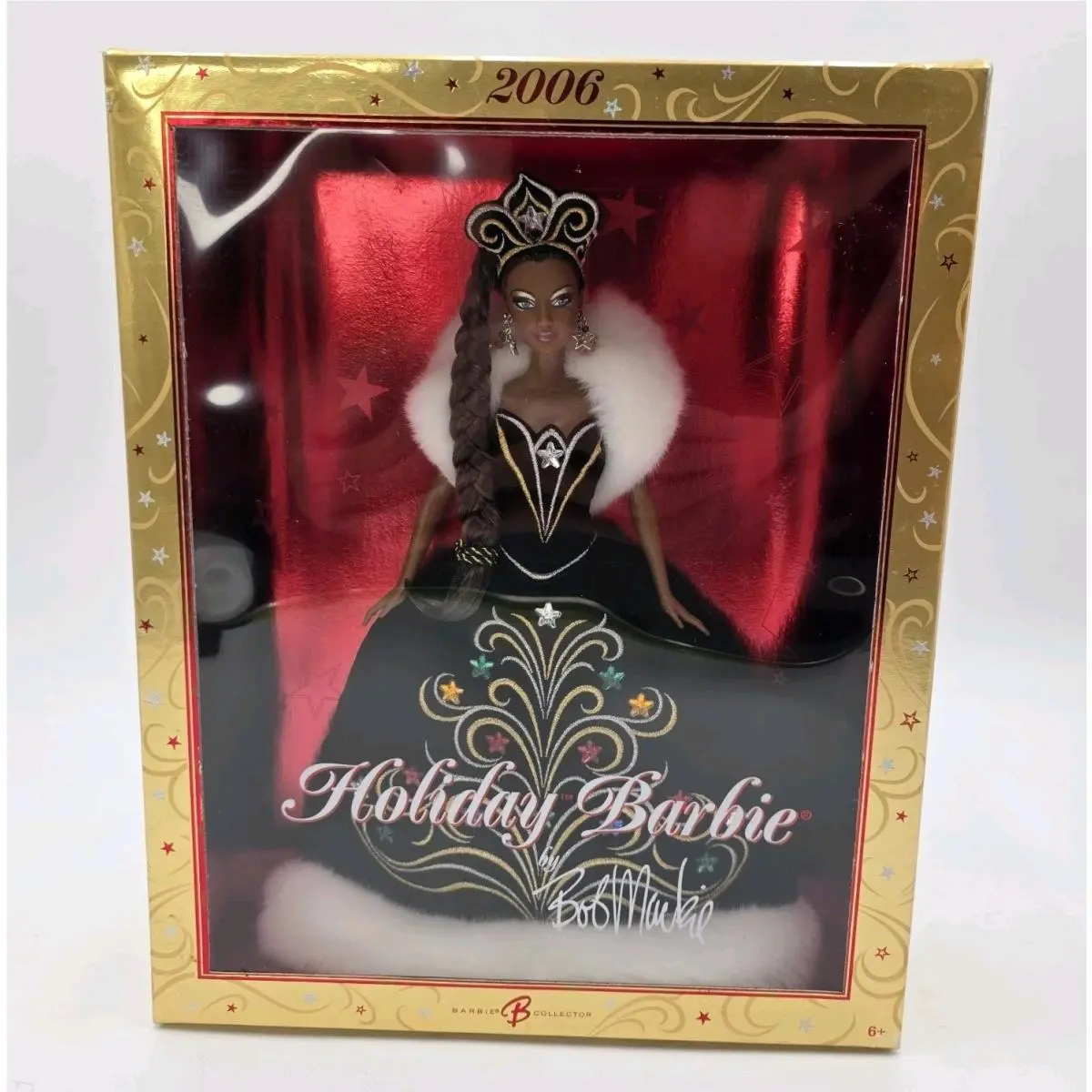 2006 Holiday Barbie Doll by Bob Mackie African American Mattel J0950
