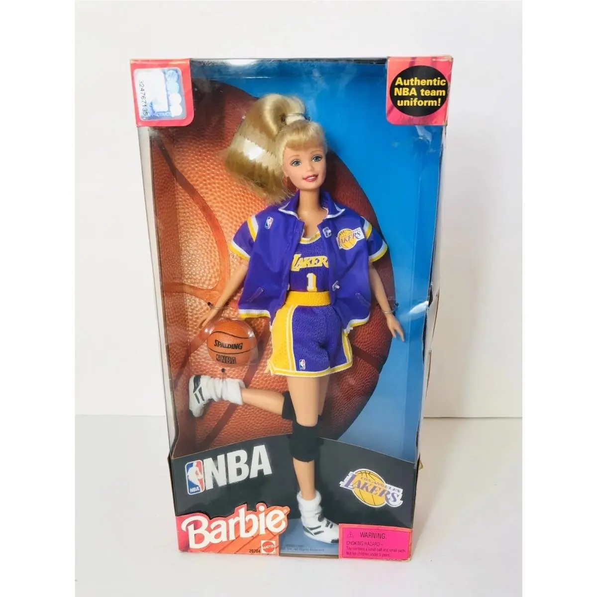 Vintage 1998 Nba Barbie Doll : Los Angeles Lakers - Nrfb