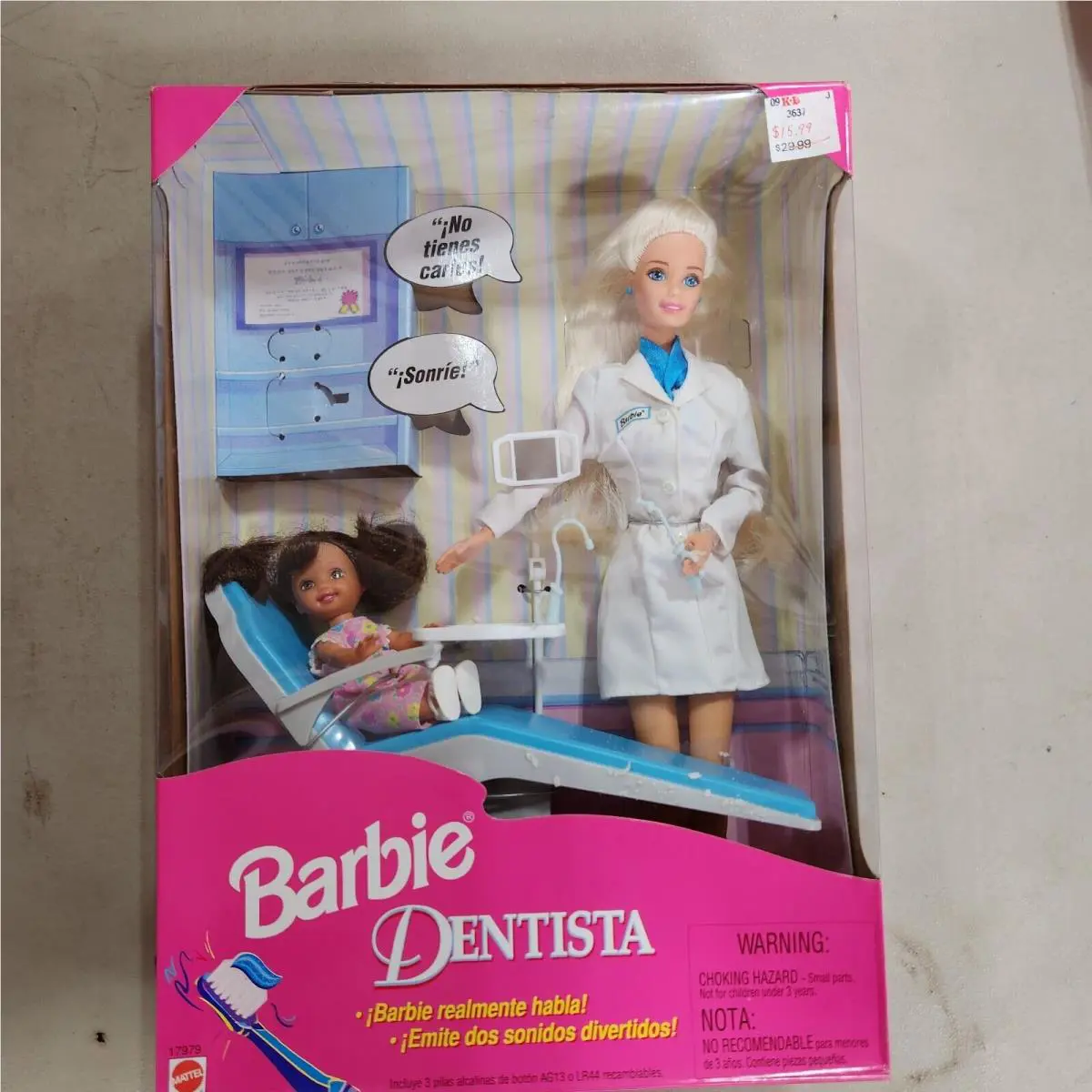 1997 Barbie Dentista Spanish Speaking Doll C9 1