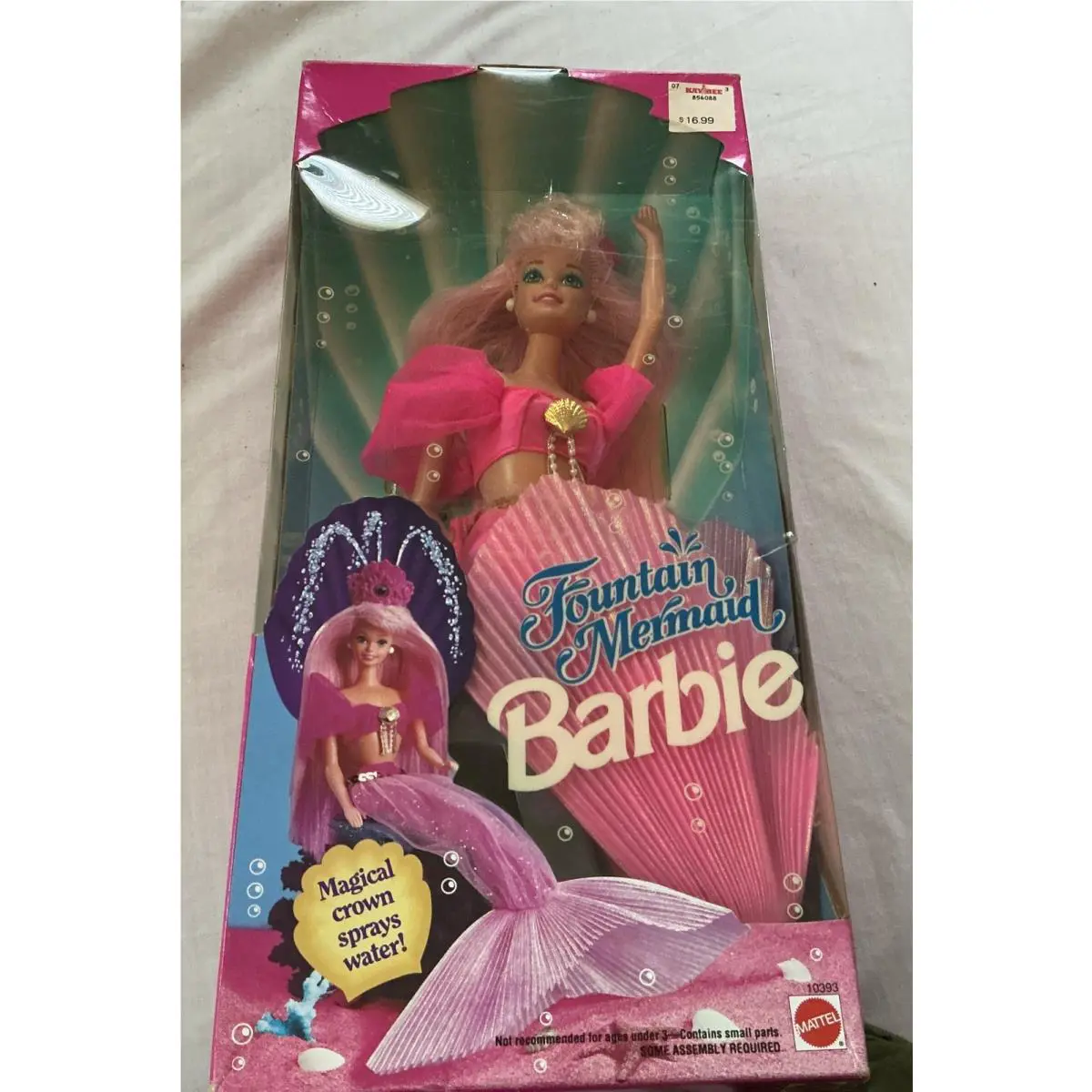 Vintage Mattel Barbie Doll - 1993 Fountain Mermaid Barbie 11164