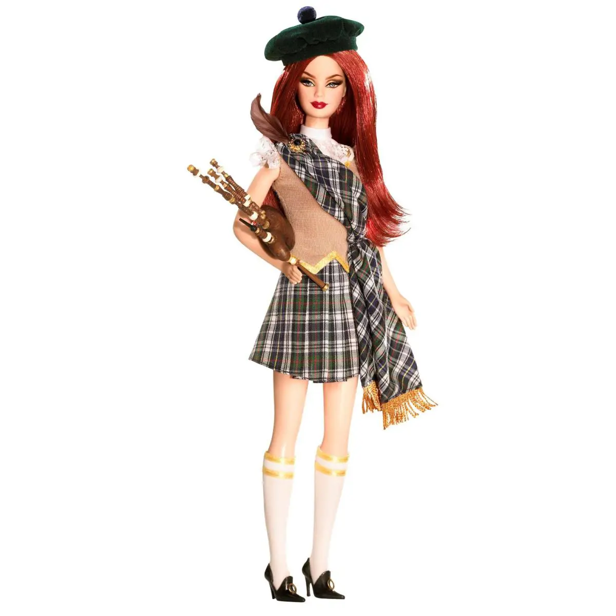 2009 Scotland Barbie Doll 50th Anniversary – Investment Grade - Doll Hair: Red, Doll Eye: Blue