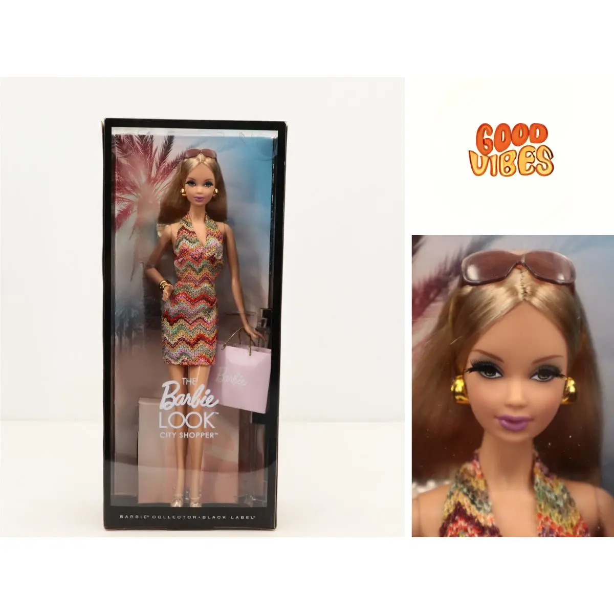 2012 Mattel The Barbie Look City Shopper Black Label Barbie Nrfb X8256