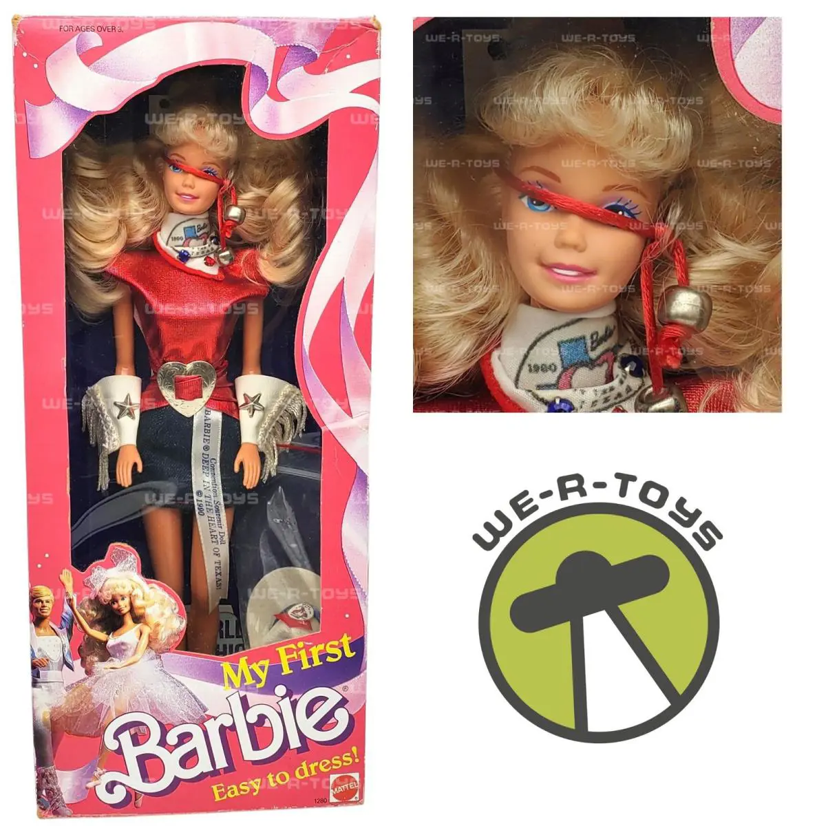 1990 Deep In The Heart of Texas My First Barbie Doll Convention Souvenir
