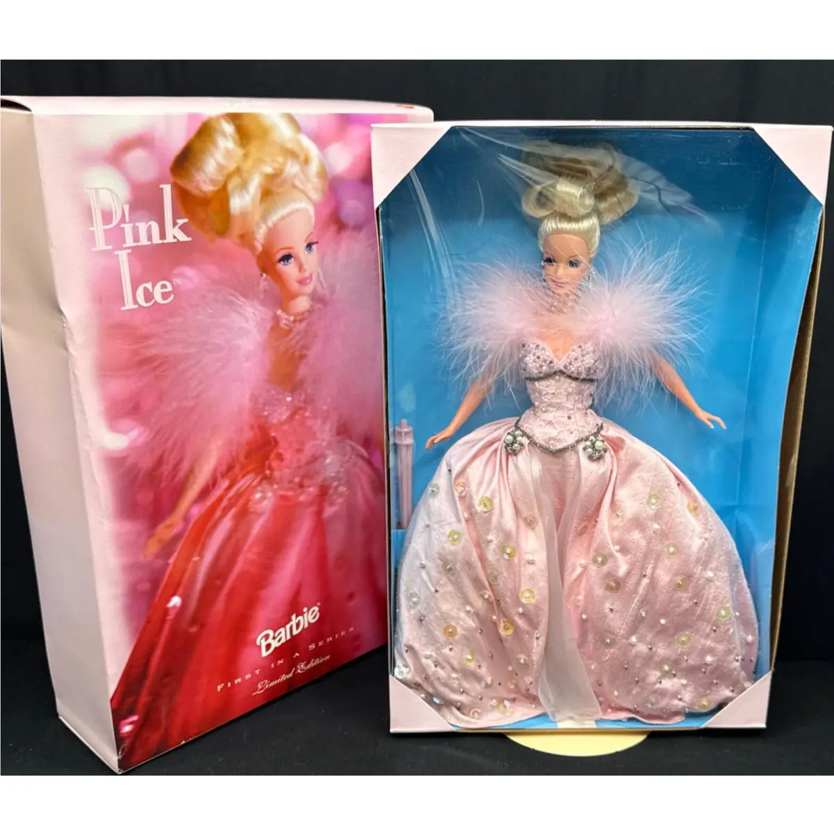 Pink Ice Barbie Doll Limited Edition First in a Series 1996 Mattel No. 15141