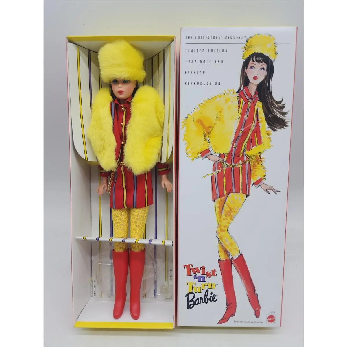 Twist `n Turn Barbie 1967 Doll and Fashion Reproduction 1997 Mattel 18941