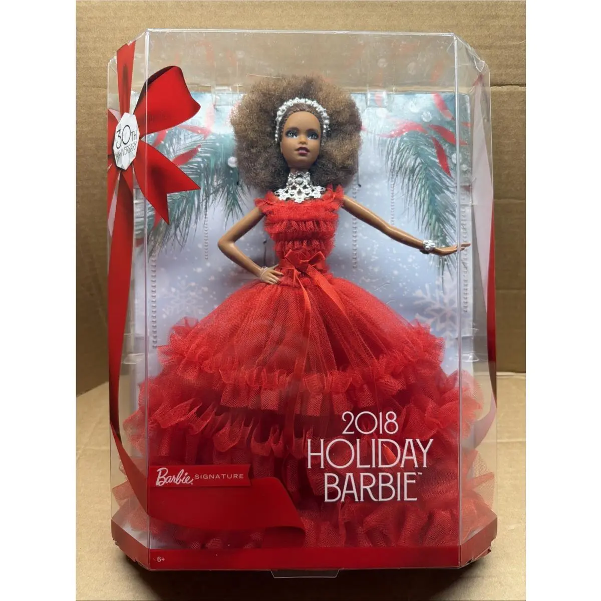 2018 Holiday Barbie Signature Doll Nikki African American Collectible Mattel