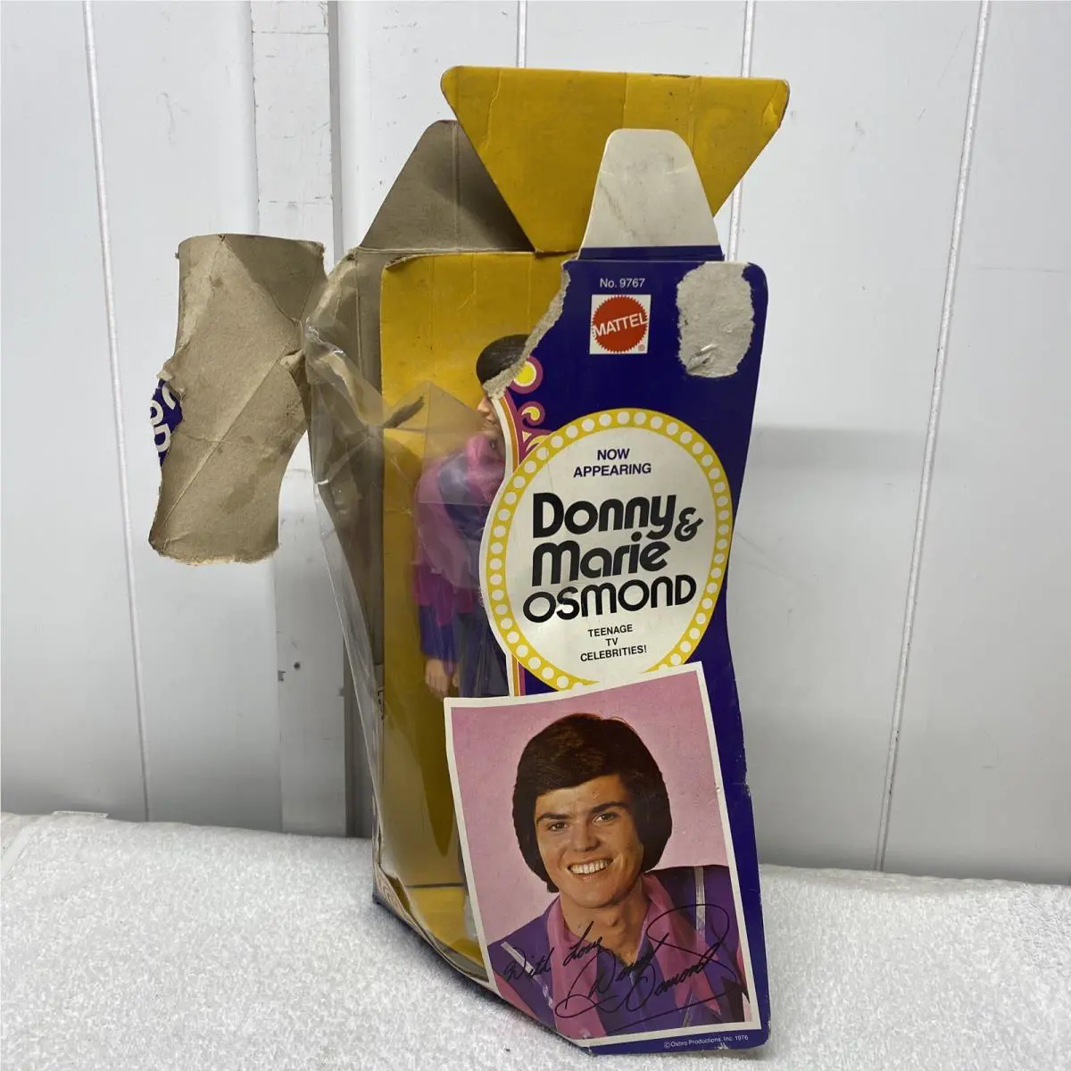 Vintage 1976 Donny Osmond Doll 9767 Purple Hong Kong