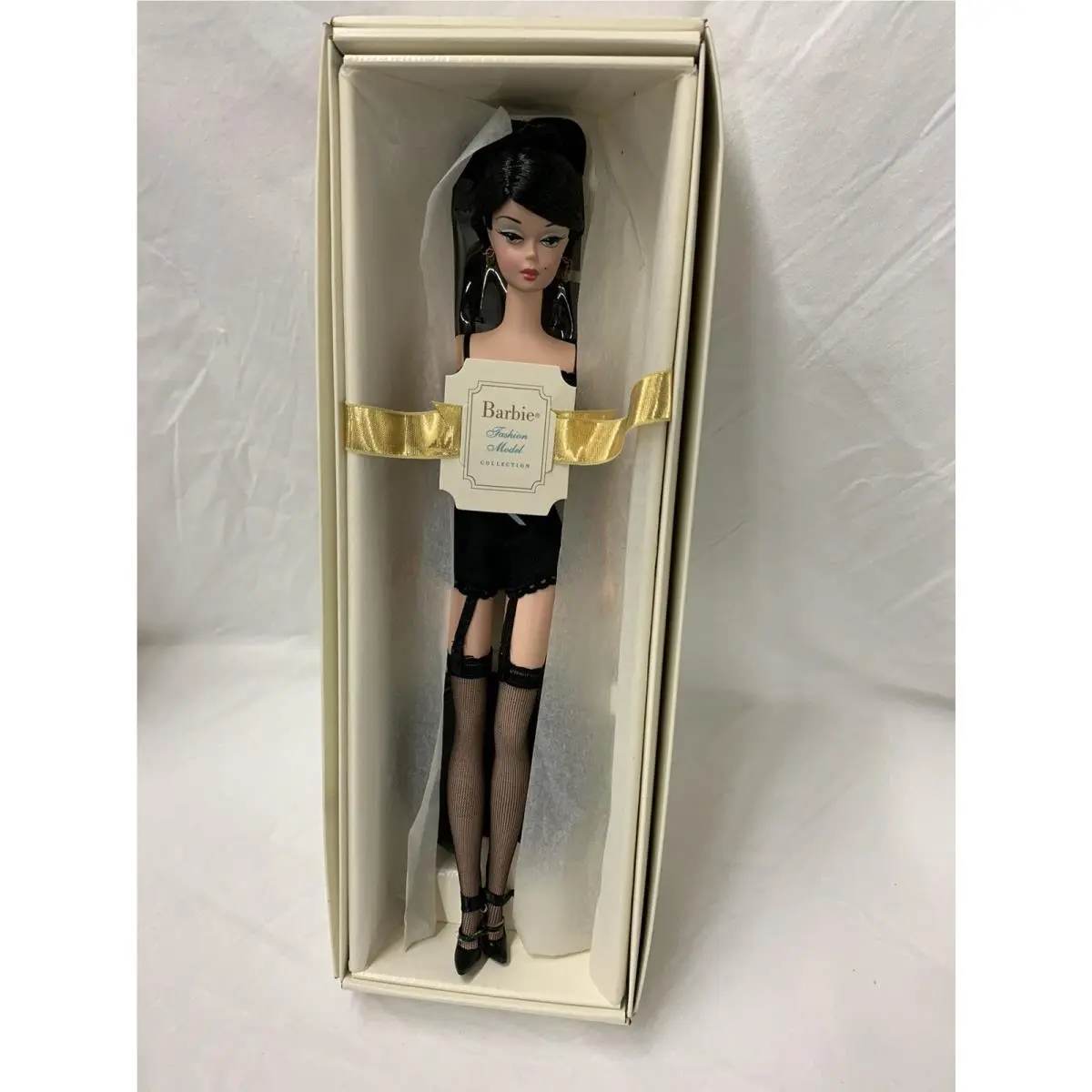 2000 Barbie Fashion Model Silkstone Lingerie Doll-limited Edition Brunette Rare