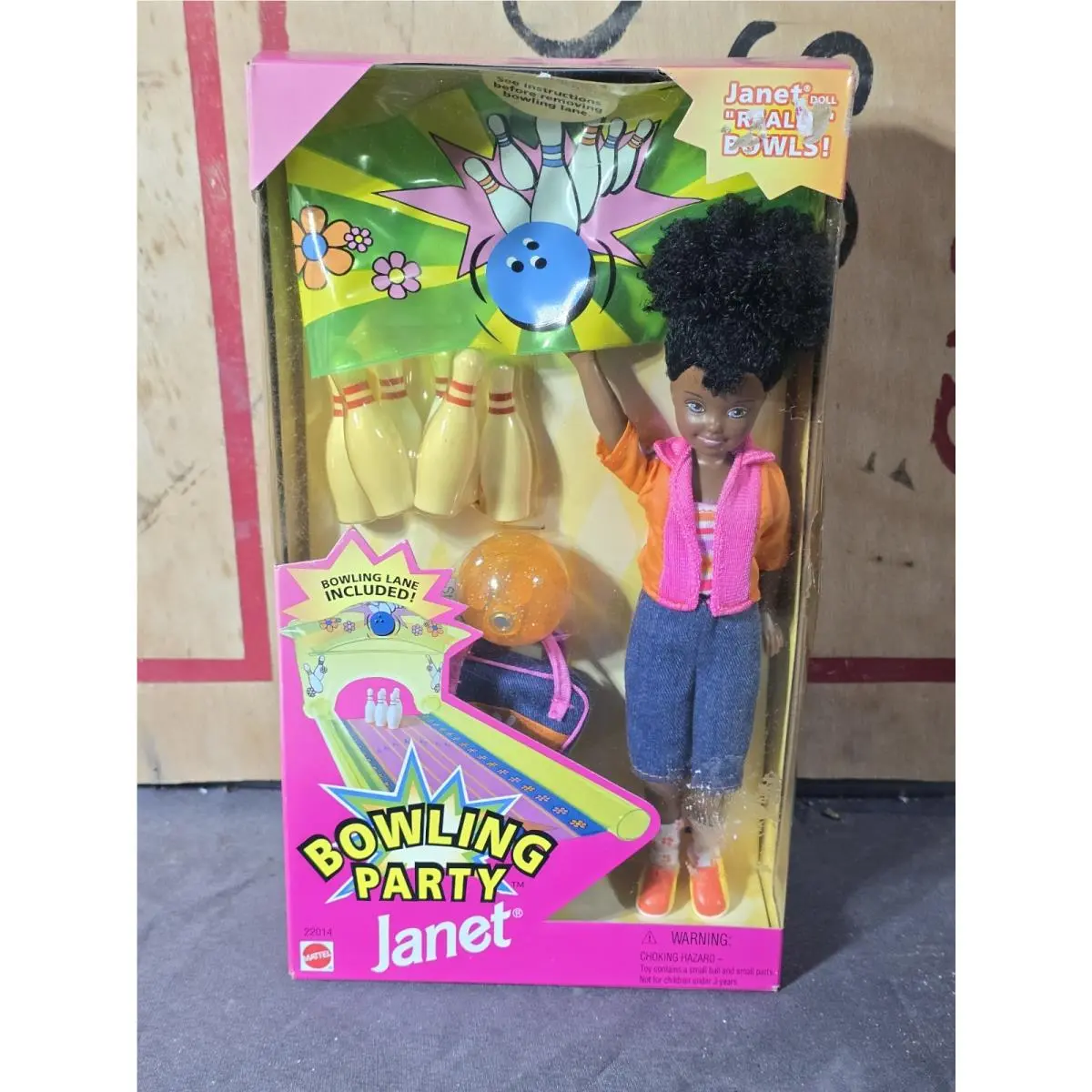 Bowling Party Janet African American Barbie Doll 1998 Mattel 22014 Read