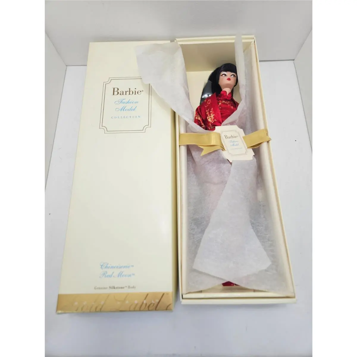 Bfmc Chinoiserie Red Moon Silkstone Doll Gold Label Barbie 2004 Nfrb