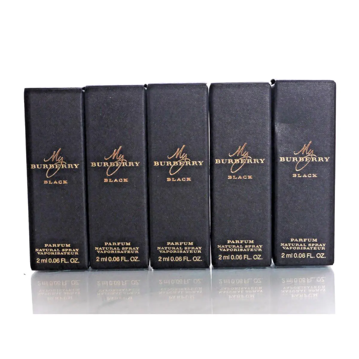 5-Burberry MY Burberry Black 0.06 oz 2 ml Parfum Spray Mini/travel Boxed Sample