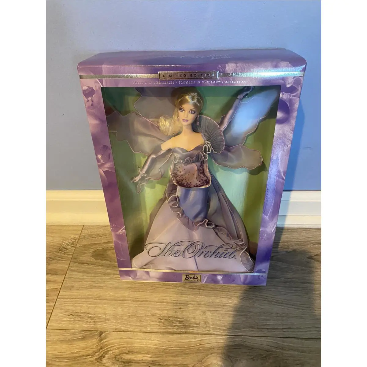 Vintage 2001 Flowers in Fashion Collection The Orchid Barbie Doll 50319 Mattel